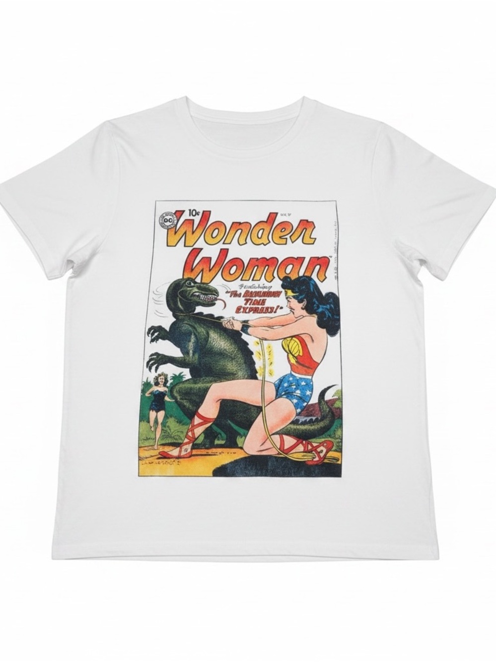 DC White Wonder Woman Graphic Tee